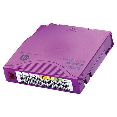 Hewlett Packard Enterprise LTO-6 Ultrium 6.25 TB BaFe RW 20-pack Non Custom Labeled Data Cartridge - W128199997