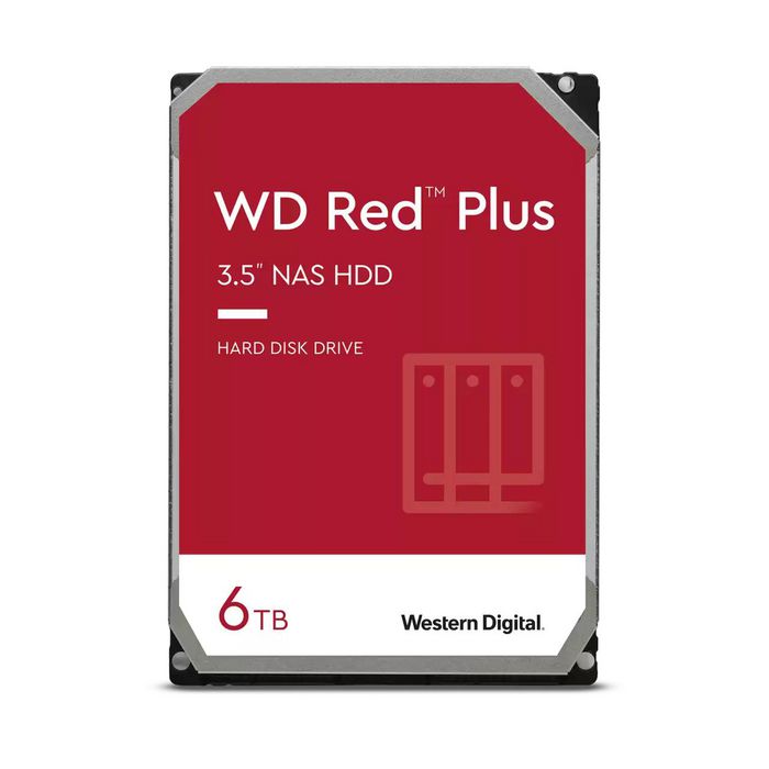 Western Digital 6TB RED PLUS 256MB CMR 3.5IN - W128201573