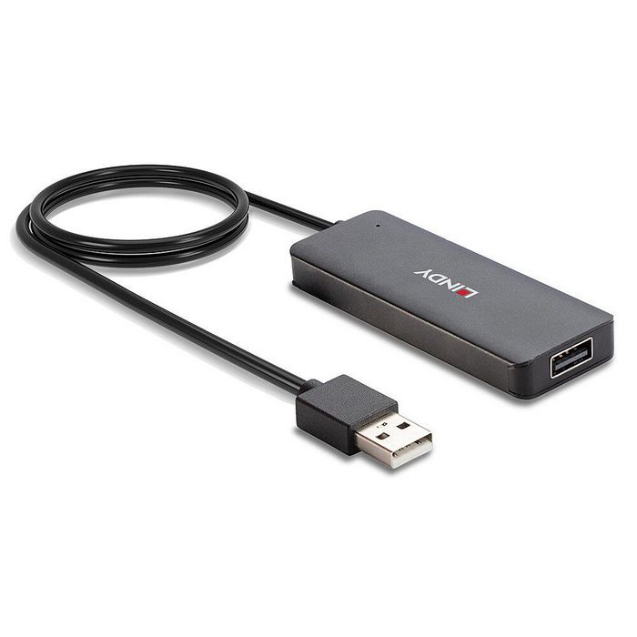 Lindy 4 x USB 2.0, 480 MBit  Black - W128204322