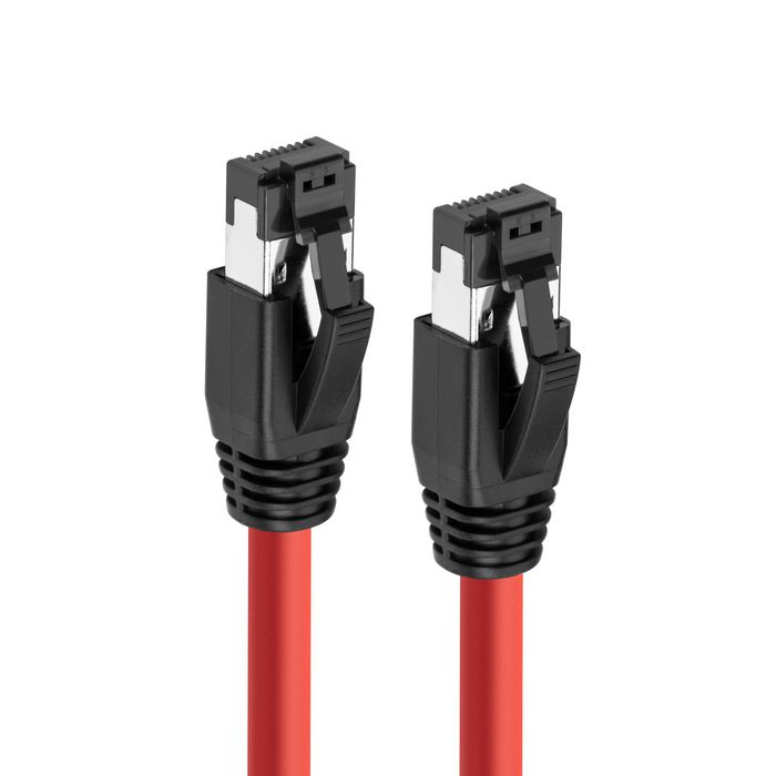 MicroConnect CAT8.1 S/FTP 1,5m Red LSZH Shielded Network Cable, AWG 24 - W126443484