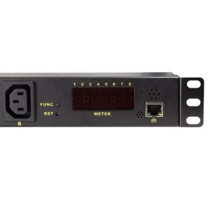 LogiLink PDU8P01 power distribution unit (PDU) 8 AC outlet(s) 1U Black - W128216828