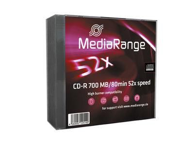 MediaRange CD-R 700MB 10pcs Slimcase 52x - W128216482