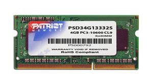 Patriot Memory 4GB DDR3 SODIMM - W128216910
