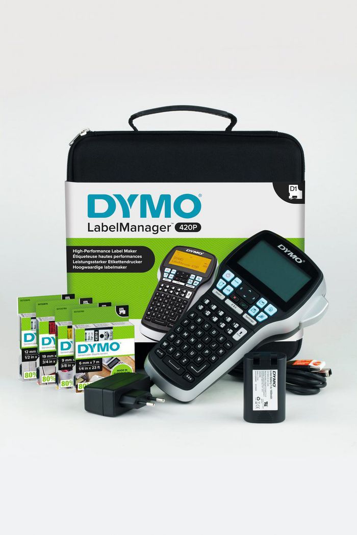 DYMO LabelManager 420P in case, ABC keybboard gr - W128217034