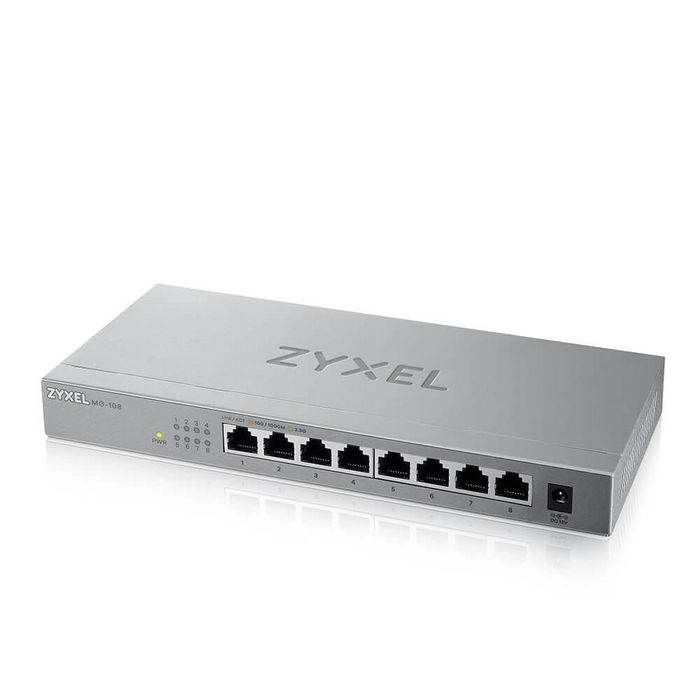 Zyxel MG-108 8 Ports Desktop 2,5G MultiGig unmanaged Switch - W128223014