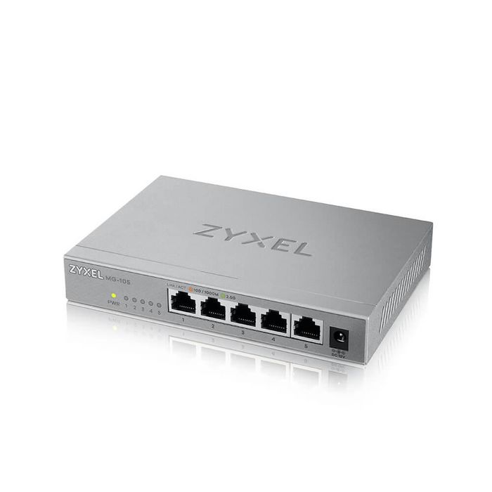 Zyxel MG-105 5 Ports Desktop 2,5G MultiGig unmanaged Switch - W128223013
