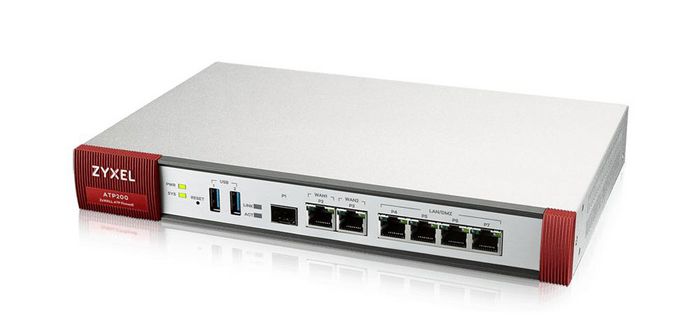 Zyxel Zyxel ATP 10/100/1000, 2*WAN, 4*LAN/DMZ ports, 1*SFP, 2*USB with 1 Yr Bundle - W128223109