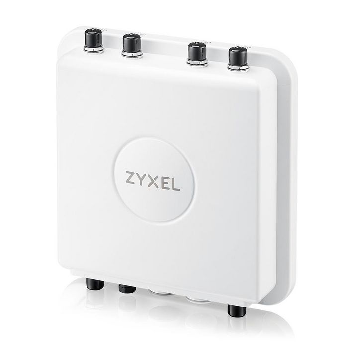 Zyxel WAX655E, 802.11ax 4x4 Outdoor Access Point  external Antennas (not included), Single Pack exclude Power Adaptor,  1 year Nebula Pro pack license bundled, EU and UK, UNIFIED AP, ROHS - W128223292