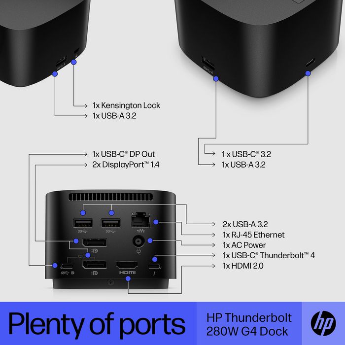 HP Thunderbolt Dock 280W G4 Dock - W128171817
