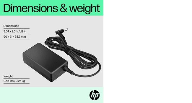 HP HP 65W Smart AC Adapter - W124890996