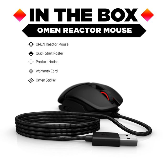 HP OMEN by HP Reactor Mouse - W125093524