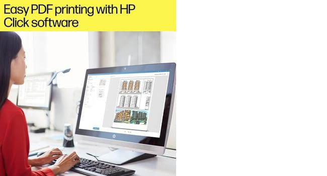 HP Thermal inkjet, 914 x 1219 mm, 2400 x 1200dpi, A0, USB - W124787818