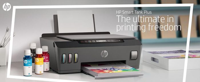 HP Smart Tank Plus Imprimante Tout-en-un sans fil 559, Impression, numérisation, copie, sans fil, Numérisation vers PDF - W128182187