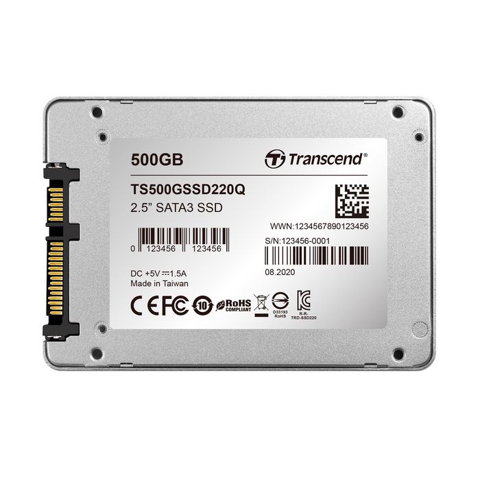 Transcend 220Q 500 GB 2.5" SSD SATA III 6Gb/s QLC - W127153033