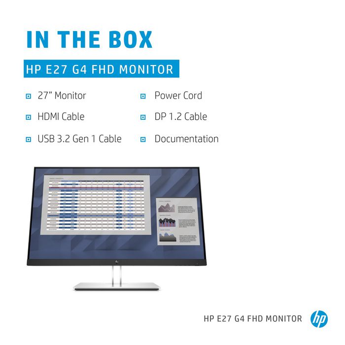 HP E27 G4 FHD Monitor - W125970908