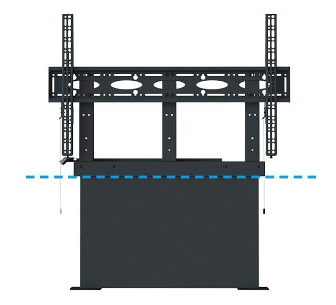 B-Tech Universal Flat Screen Floor to Wall Mount with Motorised Height Adjustment (VESA 1000 x 600) 100kg - W126325153
