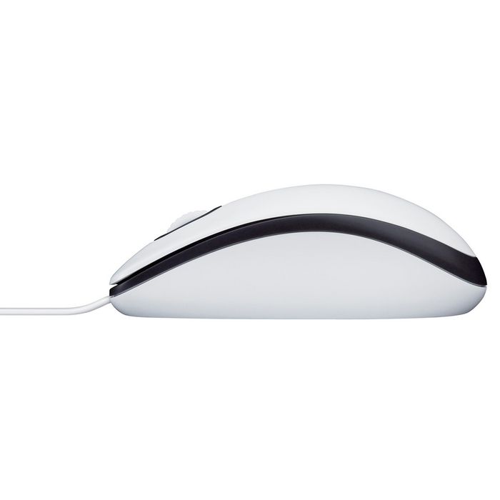 Logitech M100, Corded mouse, White - W127280582