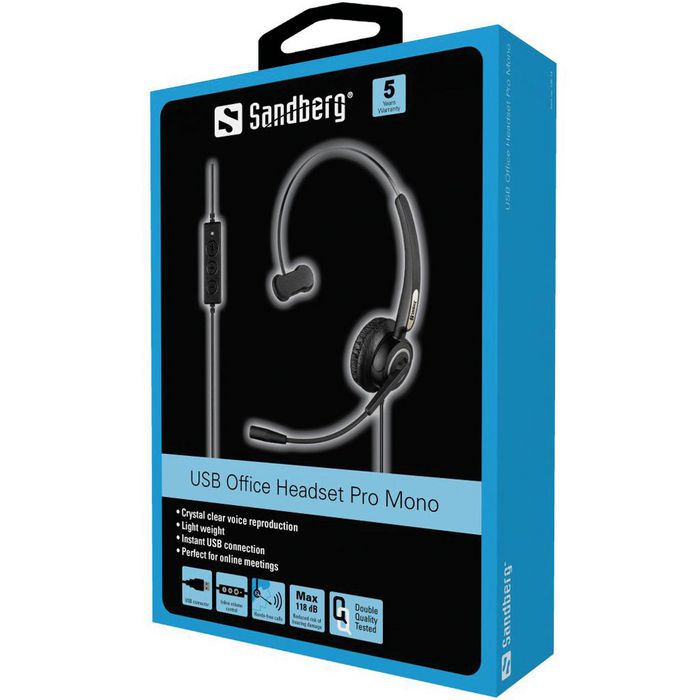 Sandberg USB Office Headset Pro Mono - W125758625