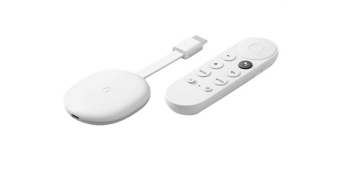 Google Chromecast with Google TV - AV player 4K UHD (2160p) 60 fps HDR snow UK Plug - W128241799