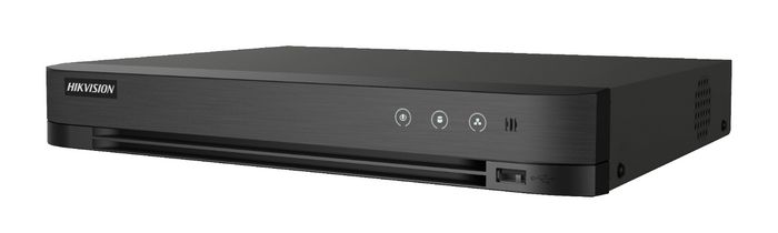 Hikvision Grabador de vídeo DVR 16 canales AcuSense 1080p MD 2.0 H.265 1HDD 1U 5en1 - W126811932