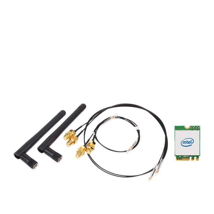Shuttle Wln-M1 - Intel Wlan-Ax/Bluetooth Combo Kit With M.2 Card, Cables And External Antennas - W128347767