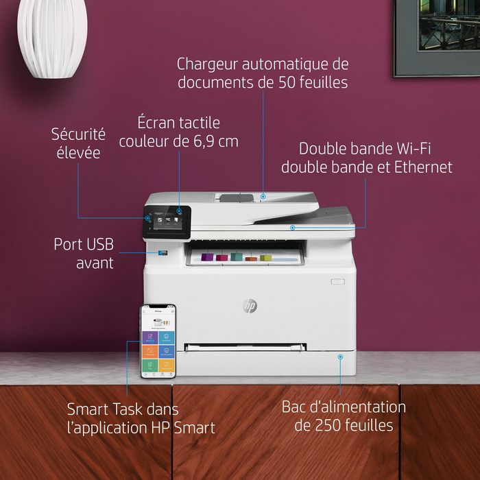 HP 7KW72A#B19 - HP Color LaserJet Pro Imprimante multifonction