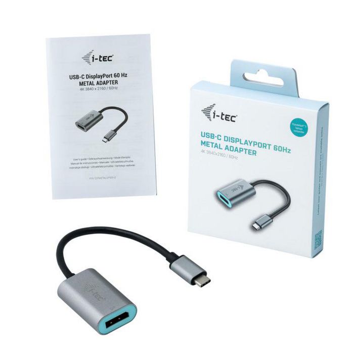 i-tec Metal Usb-C Display Port Adapter 4K/60Hz - W128251386