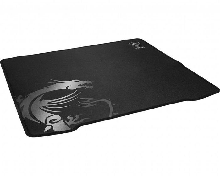 MSI Pro Gaming Mousepad '450Mm X 400Mm, Pro Gamer Silk Surface, Iconic Dragon Design, Anti-Slip And Shock-Absorbing Rubber Base, Reinforced Stitched Edges' - W128264386