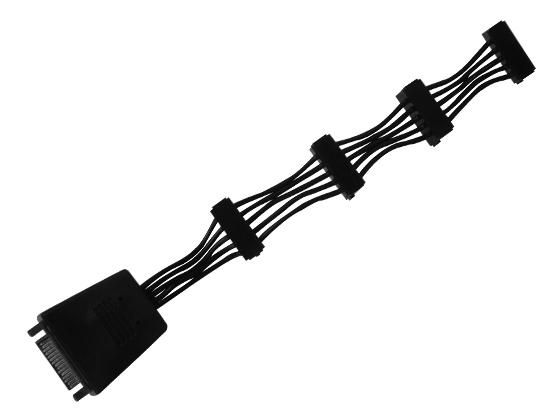 Silverstone Cp06-E4 Sata Cable 0.19 M Black - W128256797