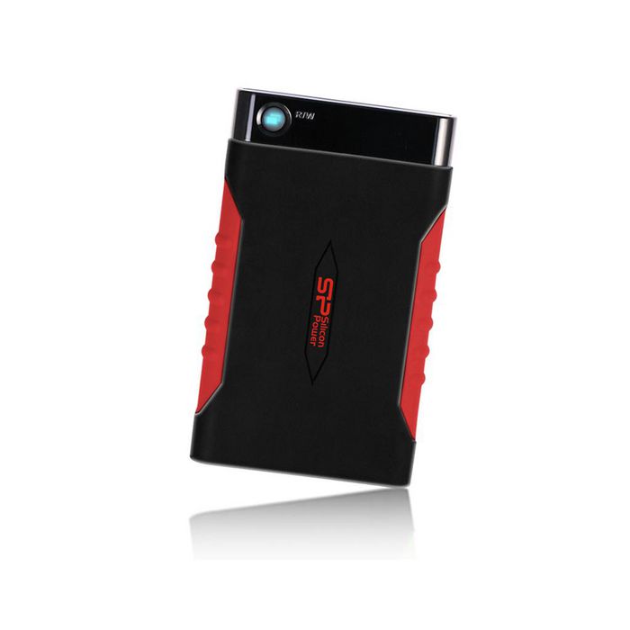 Silicon Power Armor A15 2Tb External Hard Drive 2000 Gb Black, Red - W128253519