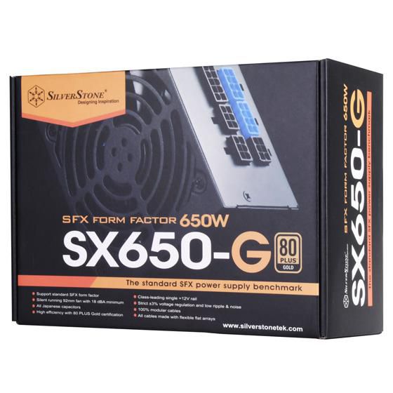 Silverstone Sx650-G Power Supply Unit 650 W 20+4 Pin Atx Sfx Black - W128257744