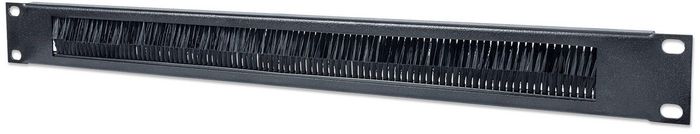 Intellinet 19" Cable Entry Panel, 1U, With Brush Insert, Black - W128253632