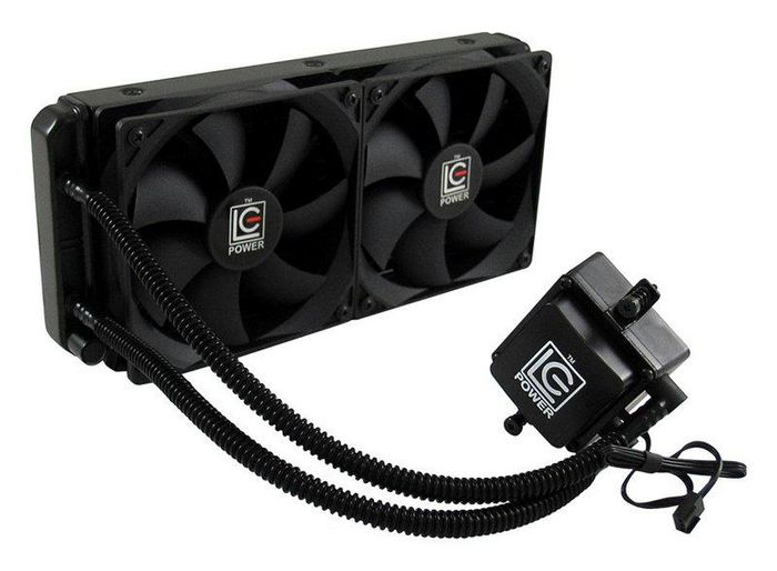 LC-POWER Computer Cooling System Processor All-In-One Liquid Cooler 12 Cm Black - W128253732