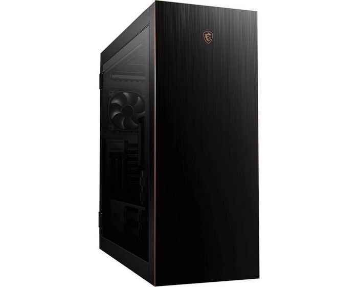 MSI Mpg Sekira 500G Full Tower Gaming Computer Case 'Black With Gold Trim, 2X 200Mm + 1X120Mm Fans, Usb Type-C, Tempered Glass Panel, E-Atx, Atx, Matx, Mini-Itx' - W128253891