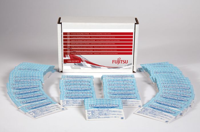 Fujitsu F1 Scanner Cleaning Wipes (72 Pack) - W128260050