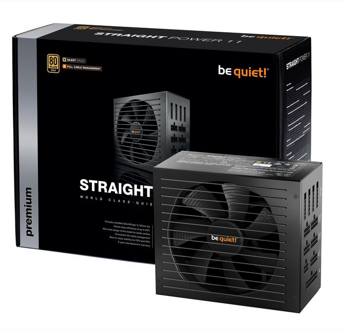 be quiet! Straight Power 11 Power Supply Unit 850 W 20+4 Pin Atx Atx Black - W128254110