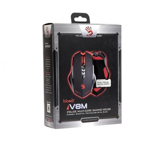 A4Tech V8M Mouse Usb Type-A Optical 3200 Dpi - W128261007