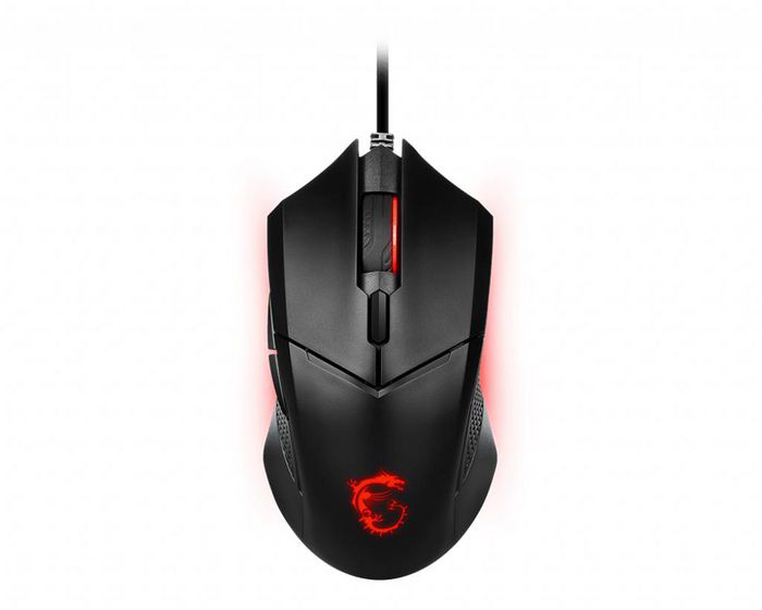 MSI Clutch Gm08 Optical Gaming Mouse '4200 Dpi Optical Sensor, 6 Programmable Button, Symmetrical Design, Durable Switch With 10+ Million Clicks, Weight Adjustable, Red Led' - W128261367