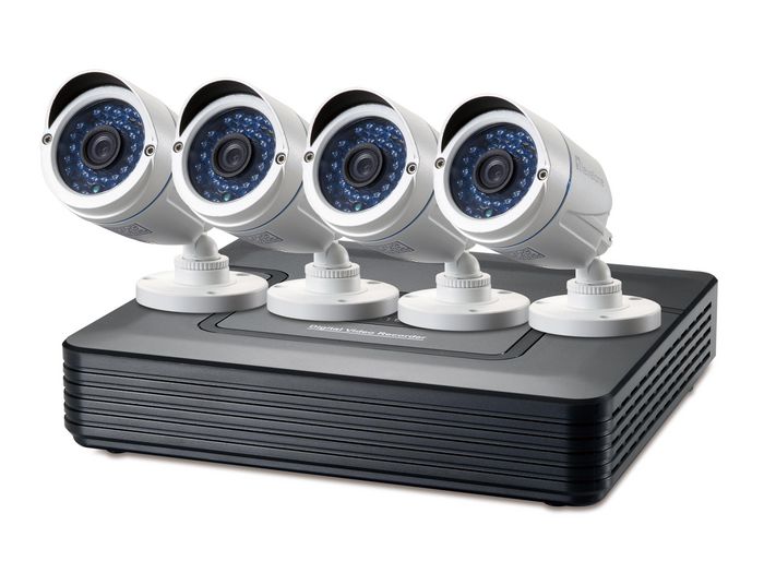 LevelOne 4-Channel Cctv Surveillance Kit - W128328924