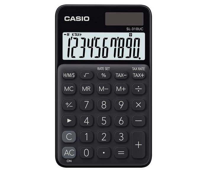 Casio Calculator Pocket Basic Black - W128262883