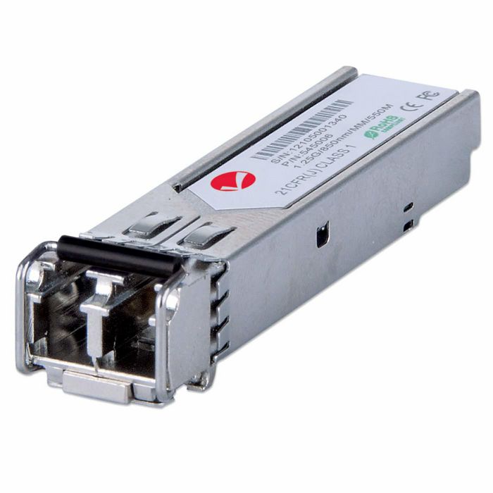Intellinet Transceiver Module Optical, Gigabit Ethernet Sfp Mini-Gbic, 1000Base-Sx (Lc) Multi-Mode Port, 550M,Msa Compliant, Equivalent To Cisco Glc-Sx-Mm, Three Year Warranty - W128254675