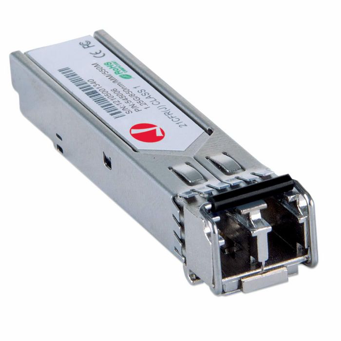 Intellinet Transceiver Module Optical, Gigabit Ethernet Sfp Mini-Gbic, 1000Base-Sx (Lc) Multi-Mode Port, 550M,Msa Compliant, Equivalent To Cisco Glc-Sx-Mm, Three Year Warranty - W128254675