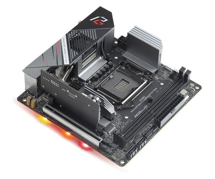 Asrock Z490 Phantom Gaming-Itx/Tb3 Intel Z490 Mini Itx - W128255247