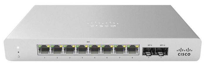 Cisco Meraki Ms120-8Lp Managed L2 Gigabit Ethernet (10/100/1000) Power Over Ethernet (Poe) Grey - W128267548