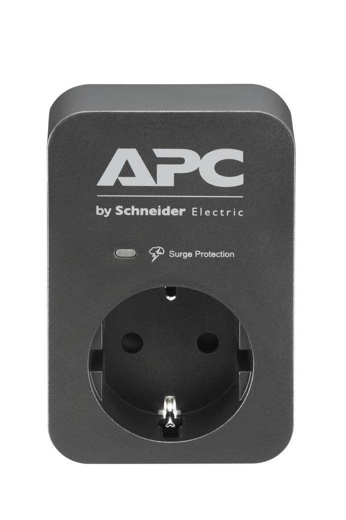 APC Surge Protector Black, Grey 1 Ac Outlet(S) 230 V - W128255863