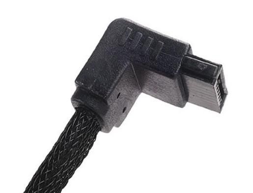 Silverstone Cp08 Sata Cable 0.5 M Black - W128256832