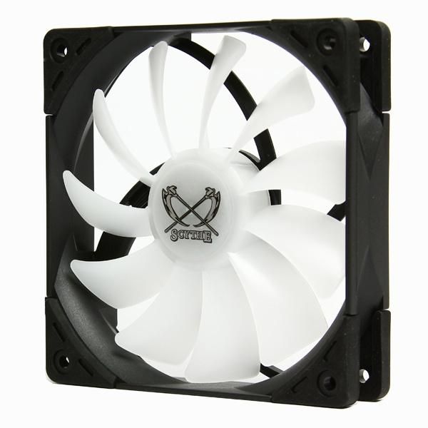 Scythe Computer Cooling System Universal Fan 12 Cm Black, White 1 Pc(S) - W128257128
