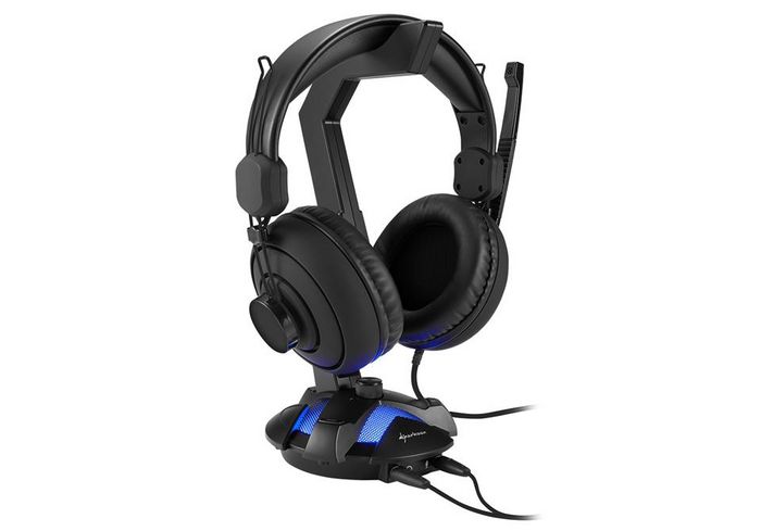 Sharkoon X-Rest 7.1 Active Holder Headphones, Headset Black - W128257178