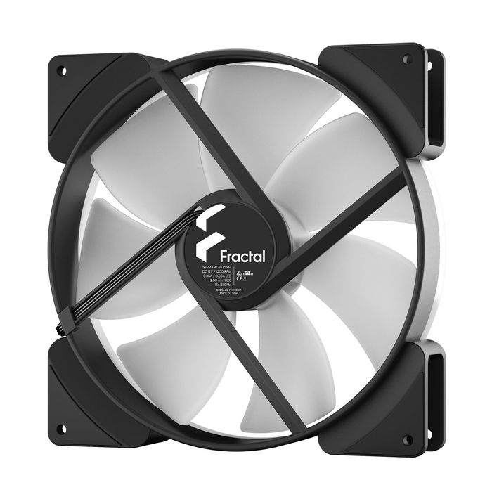 Fractal Design Prisma Al-18 Pwm Computer Case Fan 18 Cm Black, White 1 Pc(S) - W128257396