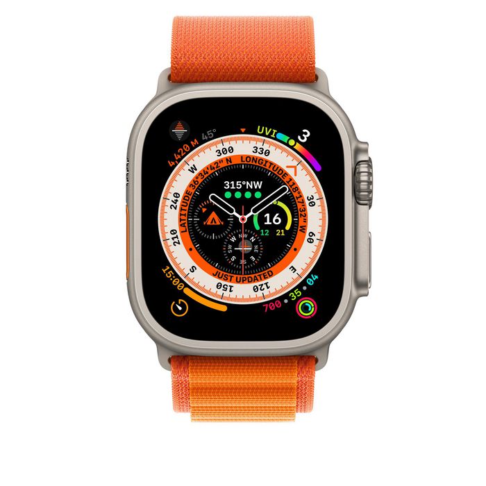 Apple Smart Wearable Accessories Band Orange Polyester - W128278953